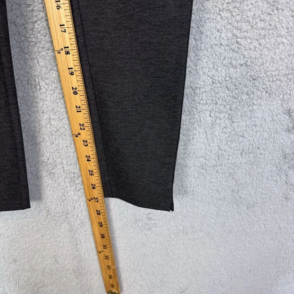 S Chicos‎ Ponte Leggings Size 2R US 12 Gray Stretch Pull On NWT